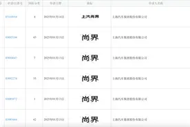 华为四界之后又合作一“界”？上汽提交“尚界”等多个商标申请图片