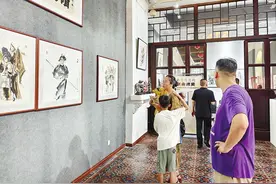 中国舞台美术学会首届戏画邀请展开幕！60幅作品亮相所城里图片
