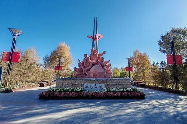 青海格尔木将军楼公园：赓续红色文化 弘扬“两路”精神
