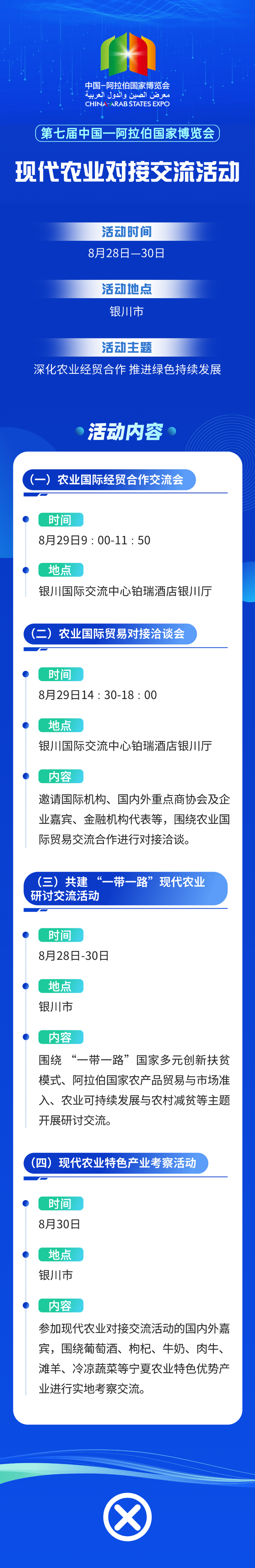 倒计时丨“1”触即发，第七届中阿博览会明日启幕！