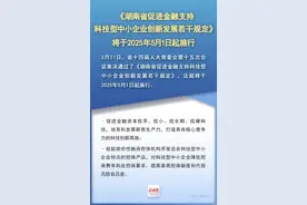 全文 | 《湖南省促进金融支持科技型中小企业创新发展若干规定》将于2025年5月1日起施行图片