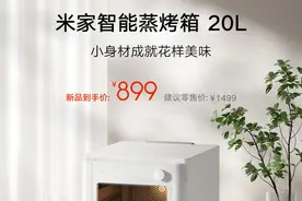 米家智能蒸烤箱20L开启预售 蒸烤炸三合一到手价899图片