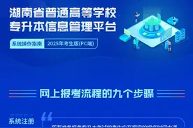 2025年湖南省普通高等学校专升本信息管理平台系统操作指南（考生版PC端）图片