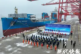 打造中柬农产品“鱼米走廊”，“中国连云港港-柬埔寨七星海国际港口”航线顺利首航图片