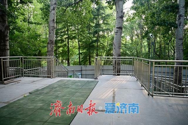 济南森林公园东门建设进入冲刺阶段