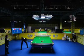 丁俊晖现场支招，东莞常平“斯诺克主题活动月”启动图片