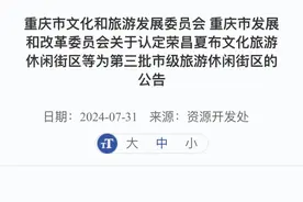 重庆市第三批市级旅游休闲街区名单公布 秀山西街等入选图片