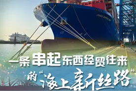 （图表·海报）［一带一路·零距离·图文互动］一条串起东西经贸往来的“海上新丝路”图片