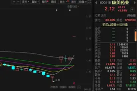 “摘帽”后涨停 A股史上最大“财务造假王”康美药业“复活”图片