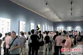 “简帛湘韵——全国简帛书法名家作品展”在长开展图片