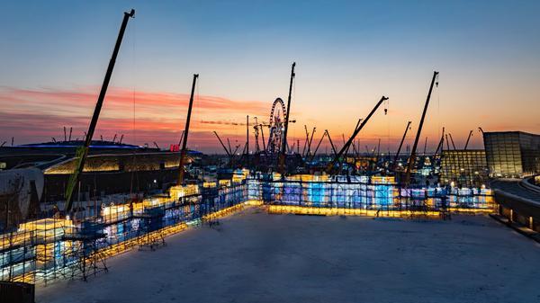 哈尔滨冰雪大世界架起“时光桥梁”  期待冰建版“老哈尔滨站”