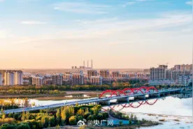 断流26年西辽河首次抵达通辽城区图片