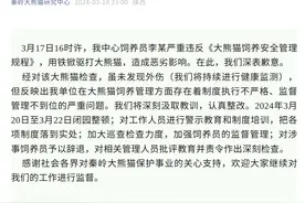 饲养员用铁锨驱打大熊猫  官方致歉：涉事人员已被辞退图片