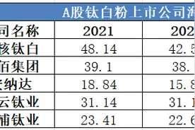 前三季度扣非净利润增速超50%！ 中核钛白进入快速反击时刻图片