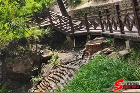太原蒙山、风峪沟重现飞瀑流泉图片