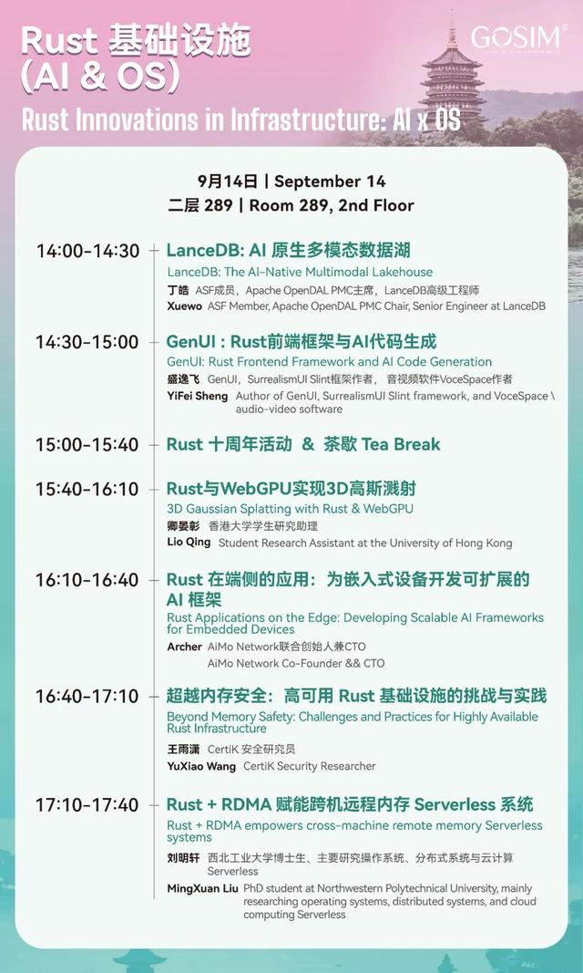 倒计时 6 天！GOSIM HANGZHOU 2025 全日程官宣