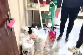 90后女护士将房间住包浆后失联，房间脏乱无人接手图片