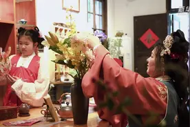 古韵年俗：年初一 拜大年图片