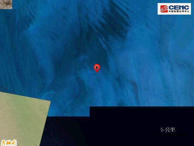 江苏盐城大丰区海域发生3.4级地震