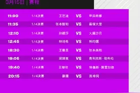 WTT重庆冠军赛今日赛程：王楚钦再战莫雷加德，孙颖莎对阵大藤沙月图片
