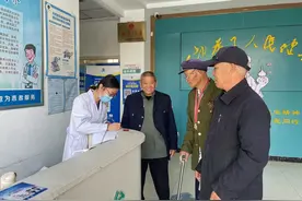 禹城市开展“情暖金秋  爱在重阳”退役老兵公益查体活动图片