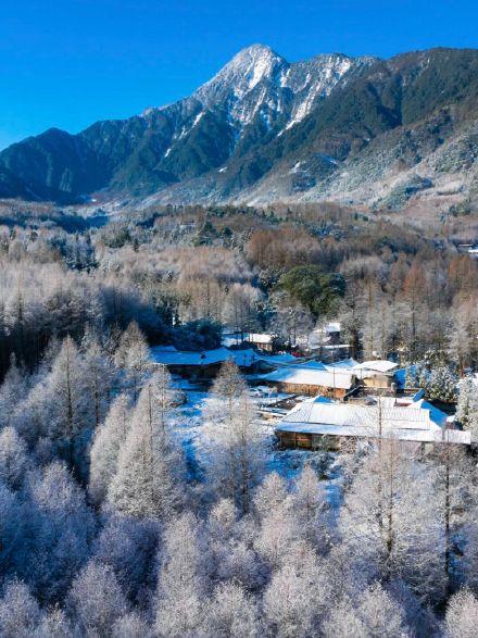 成都崇州即将迎来赏雪季啦！