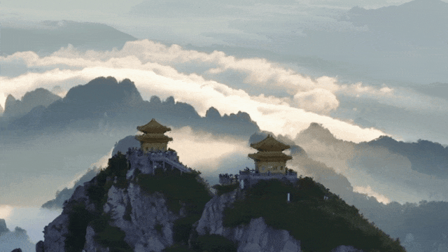 秋日雨后赴山间，为的就是这组云海大片