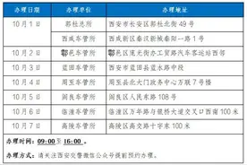 国庆节假期间西安公安交警支队20处办公窗口办理车驾管业务图片