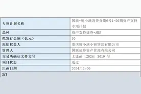 度小满拟发行50亿元ABS，已获上交所通过图片