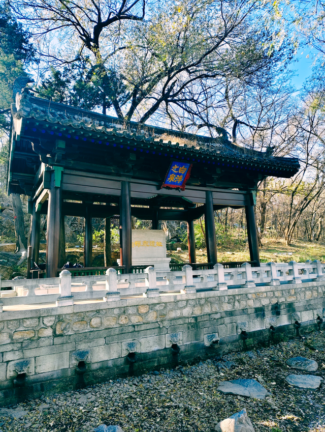 白浮泉冬韵图：湖山隐淡墨，一景一诗行