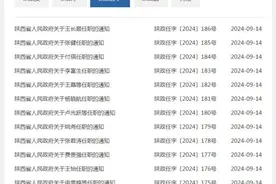 陕西省人民政府发布一批人事任免通知！涉及多所高校图片