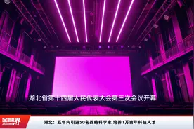 湖北：五年内引进50名战略科学家 培养1万青年科技人才视频封面