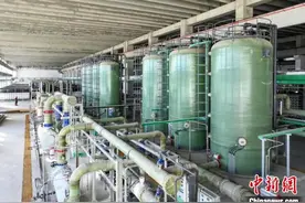 北方最大海水淡化项目在天津投产图片