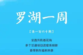 罗湖一周｜坐直升机看花海；多个交通项目进度条刷新；春季购车福利来袭图片