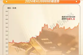 金价再上新高较年初增幅超20% 足金首饰最高达754元/克图片