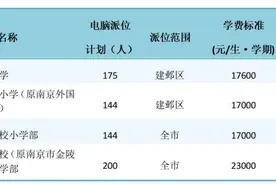 金陵河西学校小学200人，初中180人，致远外小175人……南京建邺区义务教育学校摇号计划出炉图片