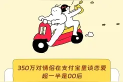七夕节支付宝发布《为爱奔“富”报告》，00后情侣开始流行一起攒钱图片