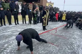追着雪花看新疆｜叼羊、赛马、吃肉，乌孜别克族牧民火热过冬图片