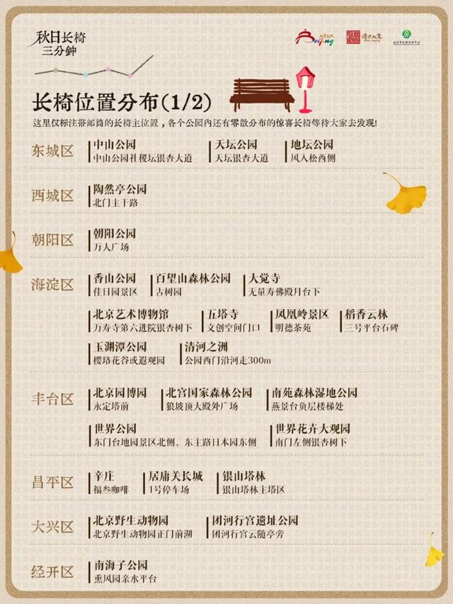 北京的秋日浓度已达90！这次把浪漫铺到了眼前 | 秋日长椅三分钟