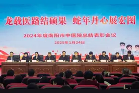 南阳市中医院举行2024年度工作总结表彰大会图片