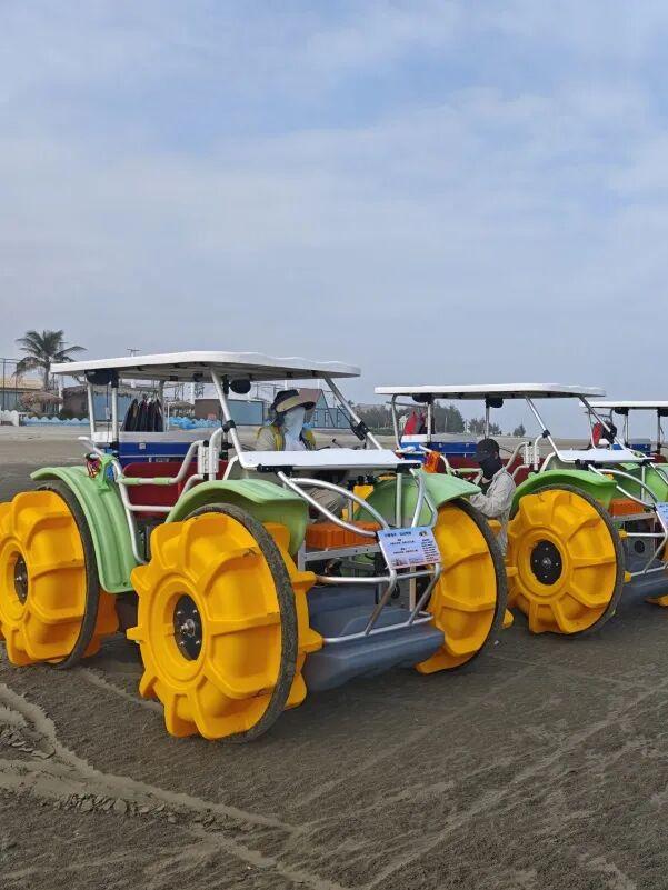 “暖冬遇见防城港”白浪滩景区沙滩车免费趣味体验活动为马拉松奔跑点燃激情！！！