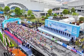 浙大、复旦、交大等高校跑团扎堆，2025绍兴·上虞半程马拉松鸣枪开跑图片