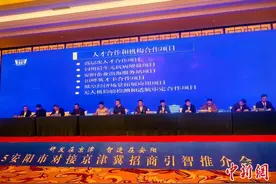 河南安阳赴京津冀招商引智 现场签约项目80个、投资总额253亿元图片