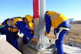 第一杆组立！包银高铁接触网施工全面启动图片