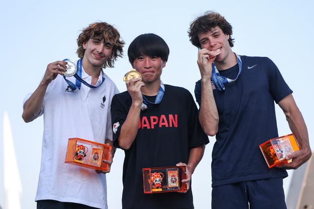 日本选手夺世运会跑酷男子自由式冠军