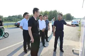 山东省生态环境厅督察专员、一级巡视员罗辉到滨州市调研小清河流域水质保障工作图片