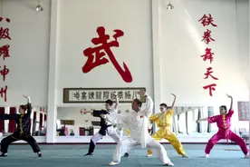 “武术之乡”的国际吸引力图片