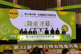 第32届古镇灯博会开幕 22个项目现场签约图片