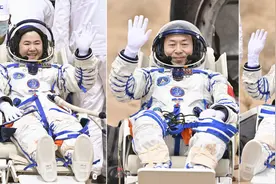 新华全媒+丨大漠长风起 神舟破云归——写在神舟十九号航天员乘组天外凯旋之际图片