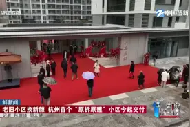 老旧小区换新颜 杭州首个“原拆原建”小区今起交付图片